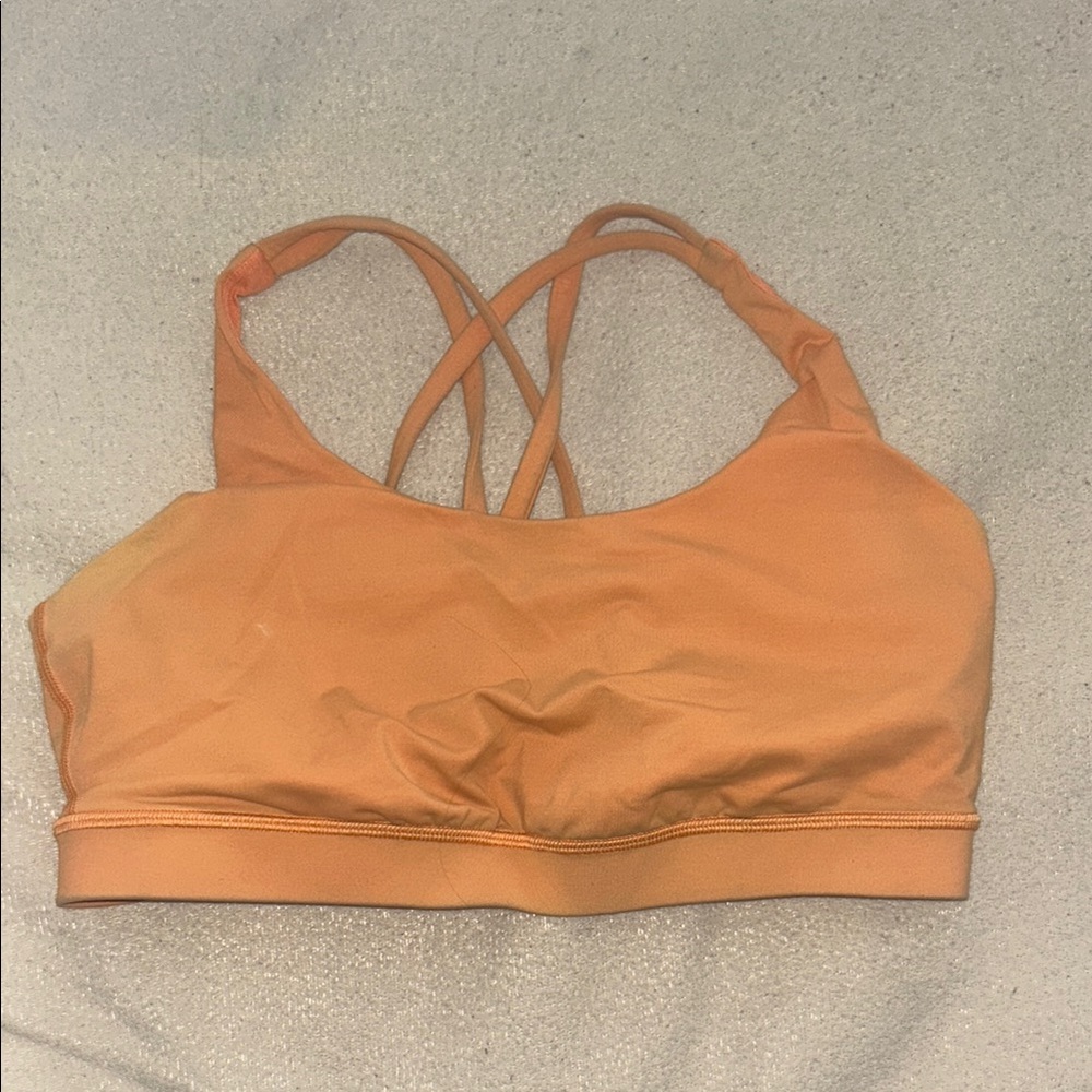 Orange Lululemon Sports Bra